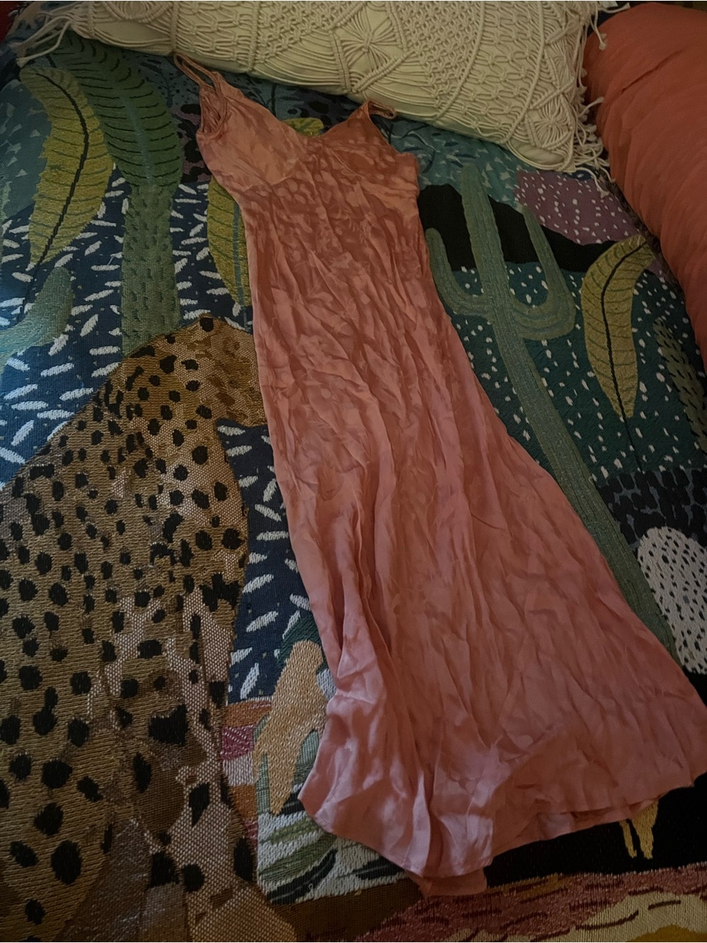 Spell Dusty Rose Slip Maxi Dress